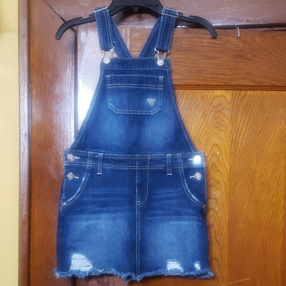 Guess Blue Sleeveless Denim Casual Dress
